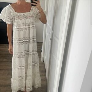 maxi dress white